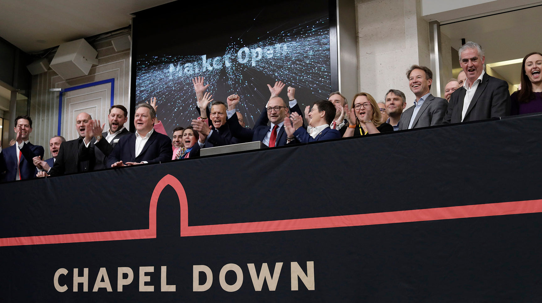 Chapel Down celebrate opeing of the London Stock Exchange