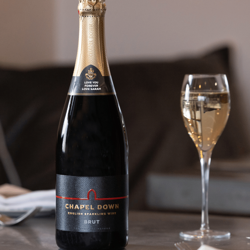 Chapel Down Personalised Brut | Personalised Wine Gift Bottle