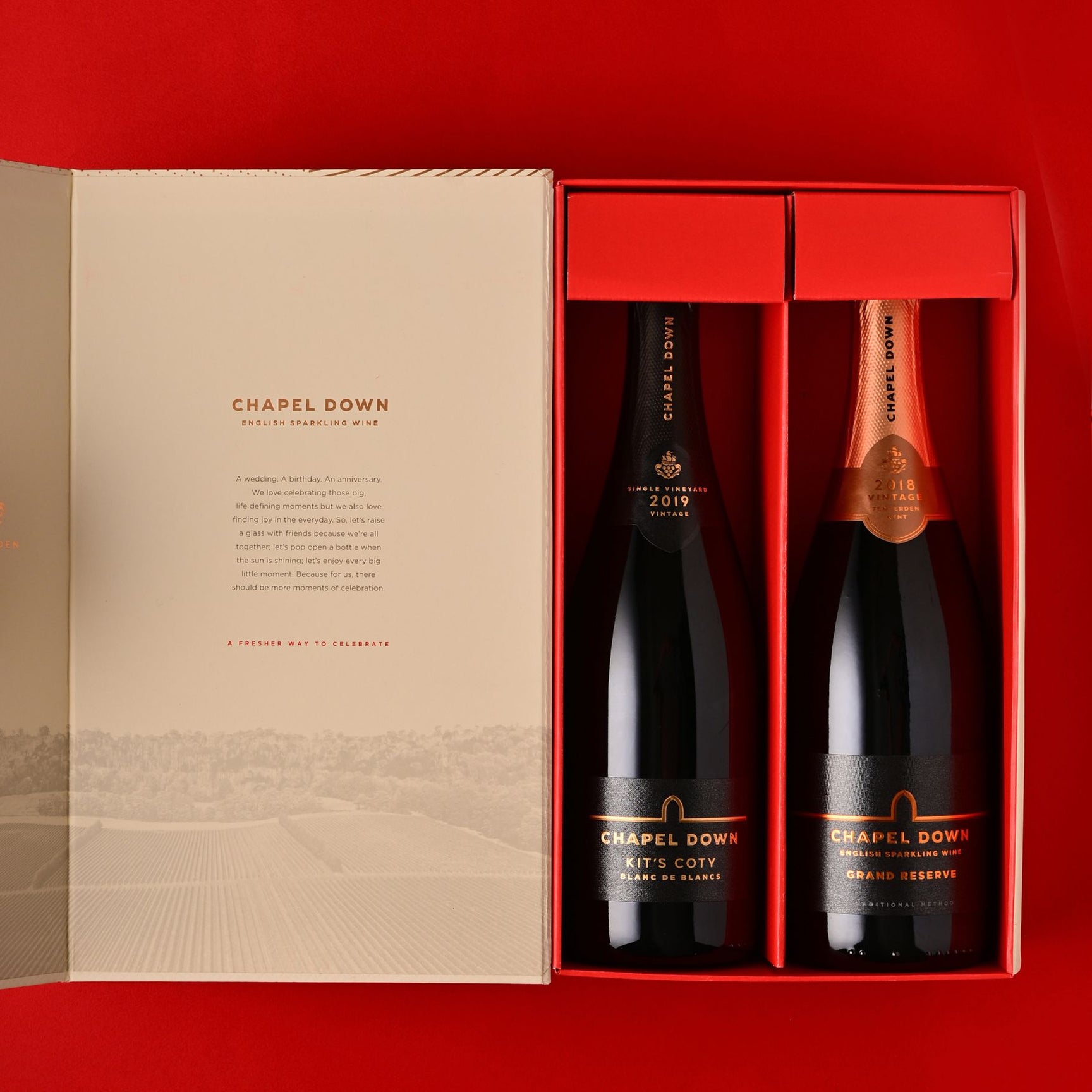 Grand Reserve and Kit's Coty Blanc de Blancs in a Gift Box