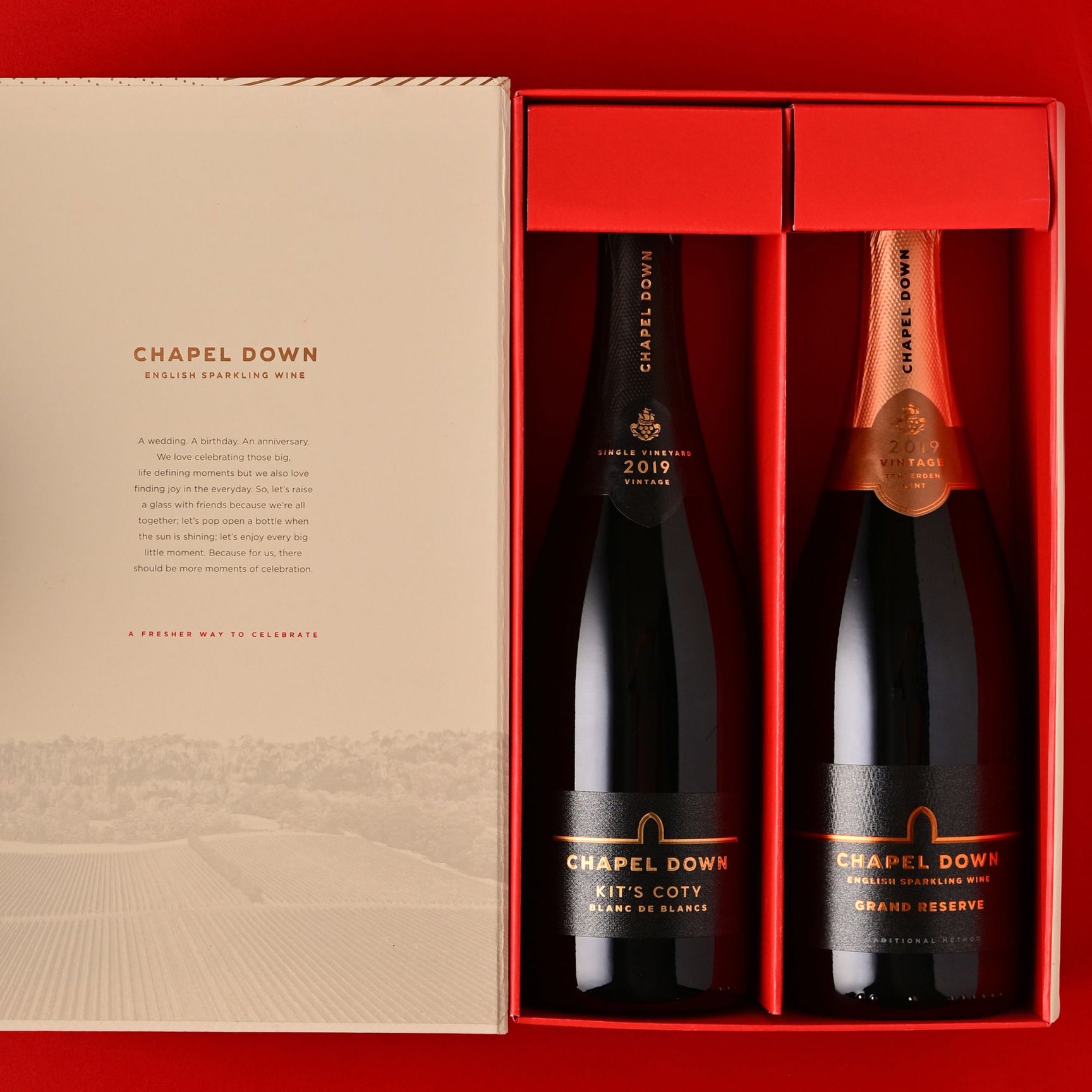 Grand Reserve and Kit's Coty Blanc de Blancs in a Gift Box