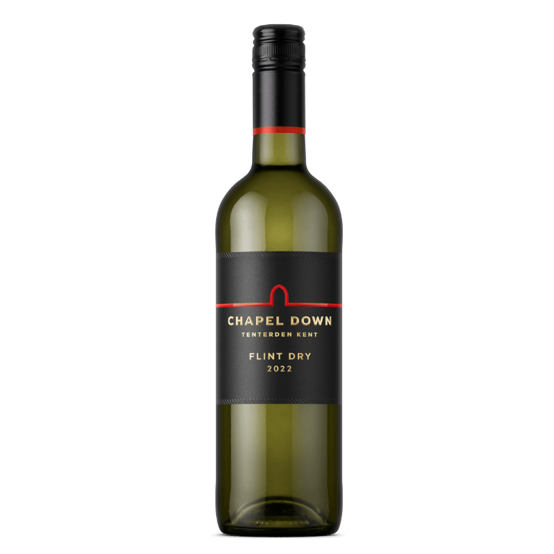 Chapel Down Flint Dry Award winning english still white wine bottle