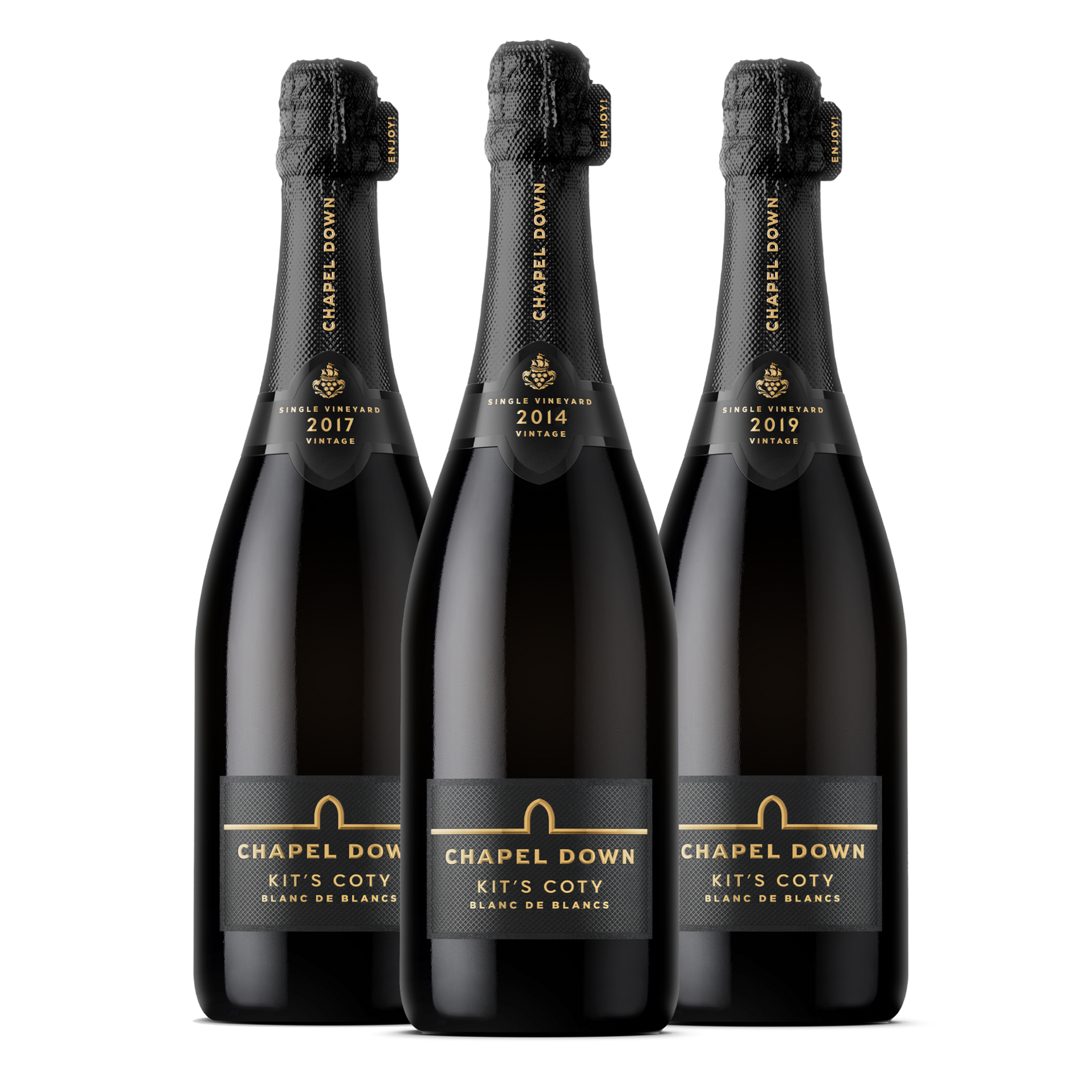 Kit's Coty Blanc de Blancs Vertical Tasting Trio